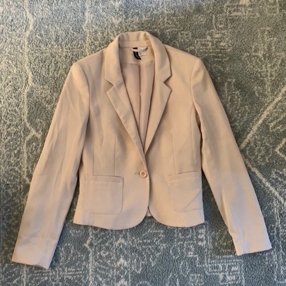 H&M Blazer - Tan - EUC Like New
